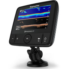 Dragonfly-7 Pro 7" Sonar GPS with CHIRP DownVision & CPT-DVS Transom Mount Transducer, No Chart