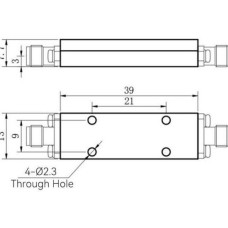 Полосовой фильтр 32-38 ГГц PSV-BPF-3238