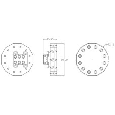 Сверхширокополосный сумматор 18-50 ГГц PSV-CMB-1850