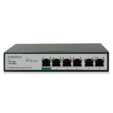 INT-VNST1006-120 - 6-х портовый сетевой неуправляемый коммутатор с PoE