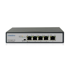 INT-VNST1006-117 - 5 портовый сетевой неуправляемый коммутатор с PoE