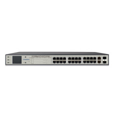 INT-VNST1007-131 - 24-х портовый сетевой неуправляемый коммутатор с PoE (+2 SFP)