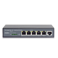 INT-VNST2004-101 - 4-х портовый сетевой управляемый коммутатор с PoE
