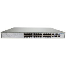 INT-NST1024-174: 24-х портовый сетевой управляемый коммутатор с PoE