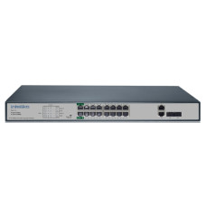 INT-VNST1004-106 (RM-FA29-COPU1622G): 16-х портовый сетевой неуправляемый коммутатор с PoE (+2SFP)