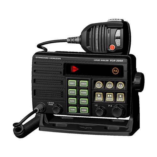 Standard Horizon VLH-3000 — центральный блок и микрофон